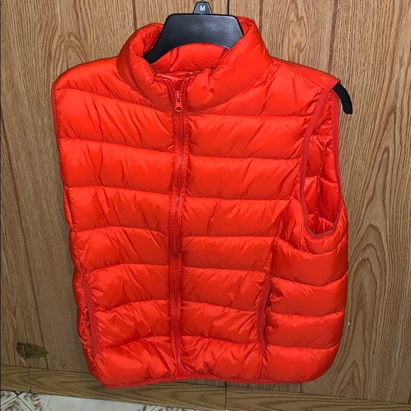 Forever 21 Jackets & Blazers - Orange puffer vest